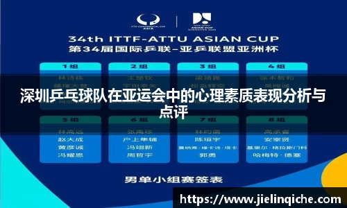 深圳乒乓球队在亚运会中的心理素质表现分析与点评